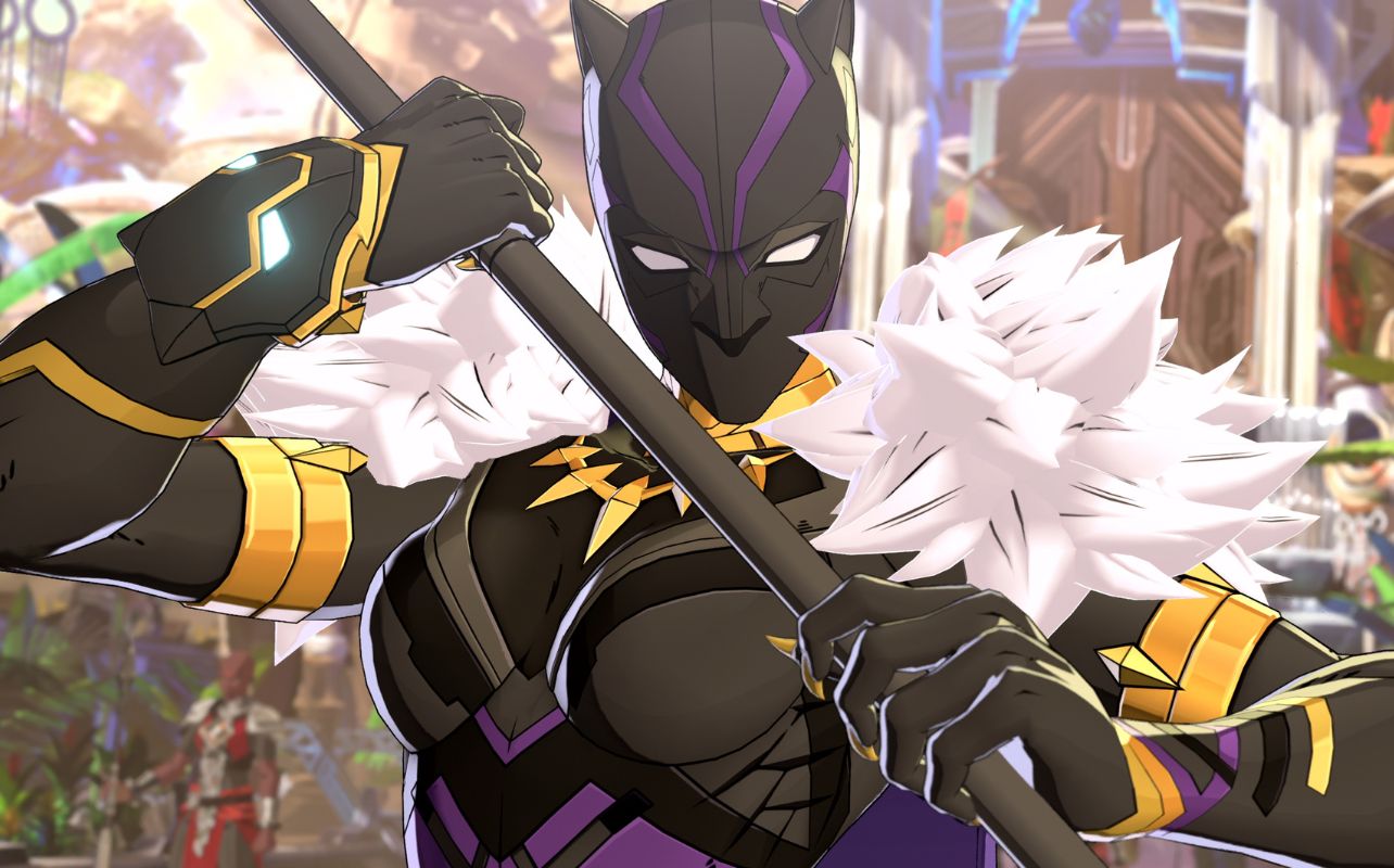 MARVEL Tōkon: Fighting Souls video game screenshot with Black Panther.