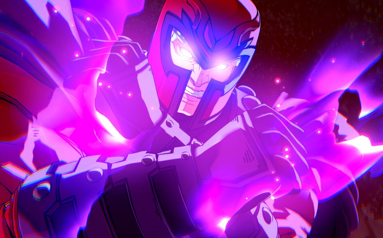MARVEL Tōkon: Fighting Souls video game screenshot with Magneto.
