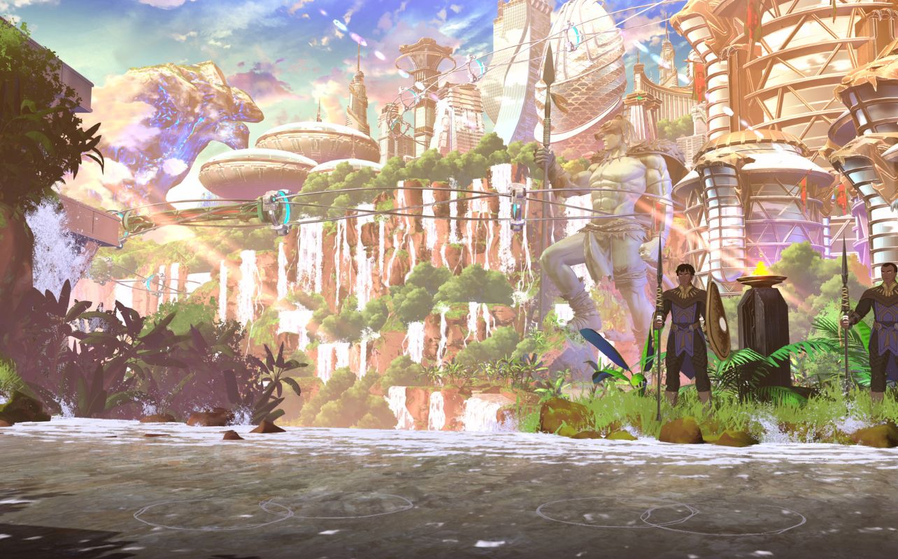 MARVEL Tōkon: Fighting Souls video game screenshot with Wanka background.