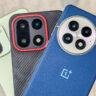 OnePlus phones fanned out together.