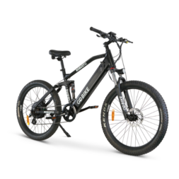 E-bike with step-over frame