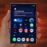 Samsung Galaxy Z Fold8 folded home screen.