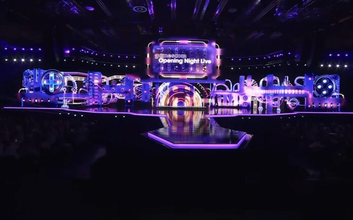 gamescom Opening Night Live 2026 stage in Cologne.
