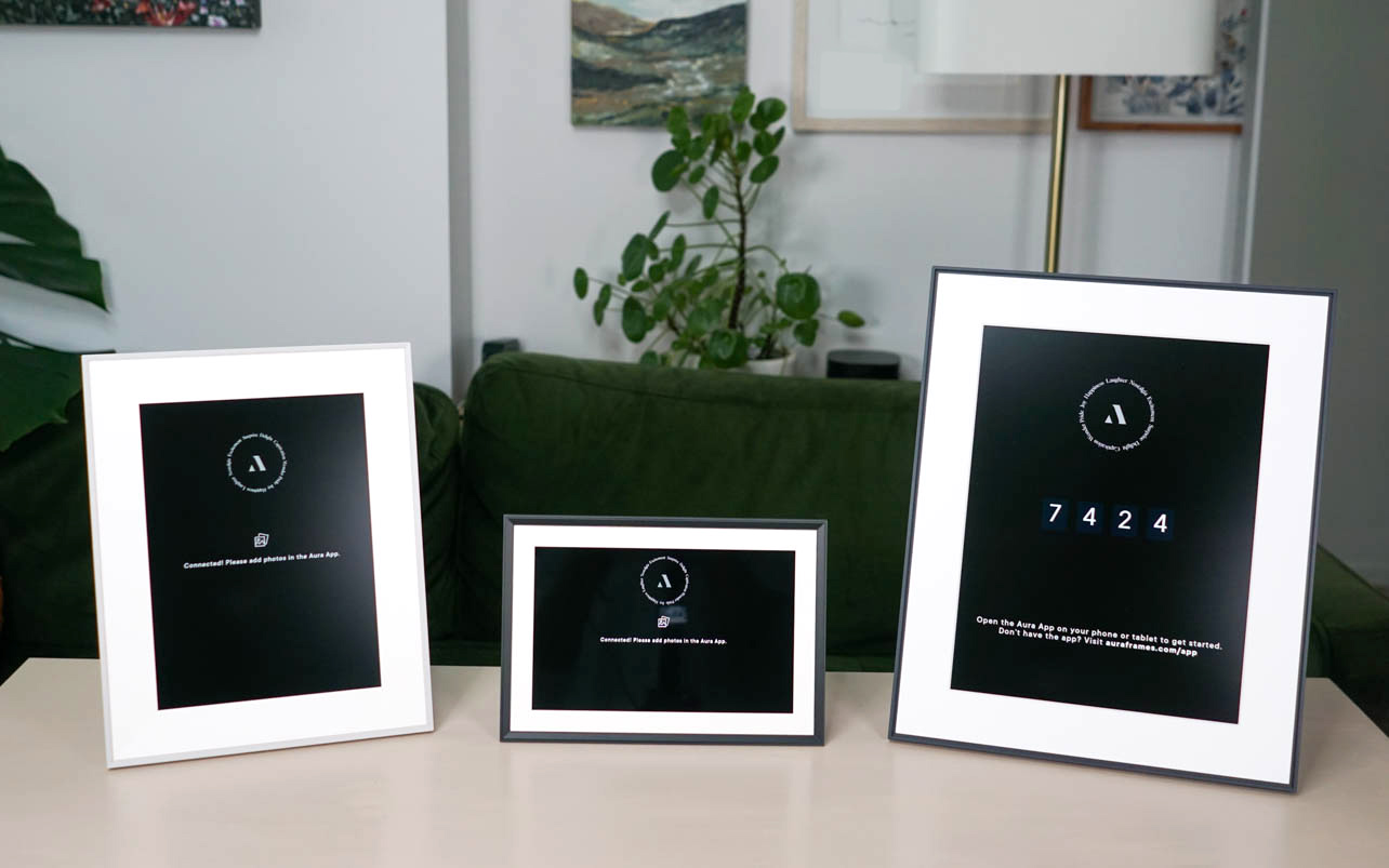 Configuration d’un cadre photo numérique Aura