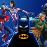 Best Buy Best of muliplayer games banner on the PS5 with characters like LEGO Batman Spider-Man and Call of Duty