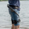 Walking while wearing the Hypershell X Ultra.