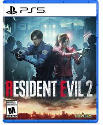 PS5 cover art for the video game Resident Evil 2.