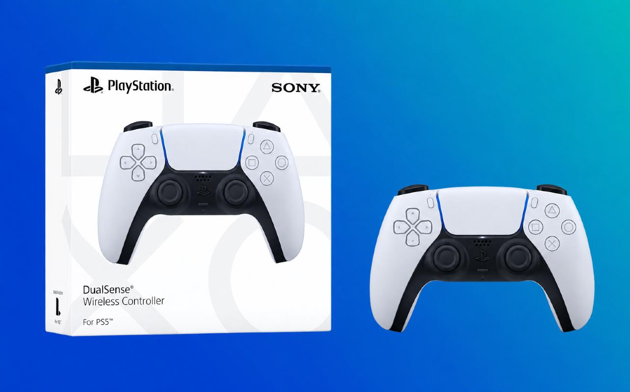 PlayStation DualSense wireless controller with retail box