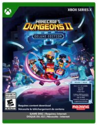 Jaquette de Minecraft Dungeons II Deluxe Edition pour XBOX Series X.