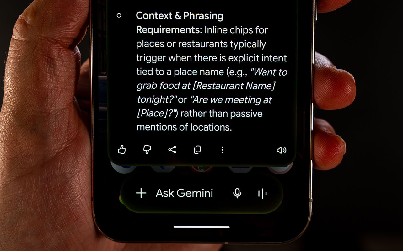 Proactive Assistance context in Google Pixel 11 Pro XL.