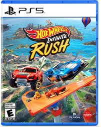 HOT WHEELS Infinite Rush PS5 game art.