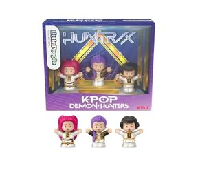 Little People Collector KPop Demon Hunters HUNTR/X set – Rumi, Mira, Zoey figures