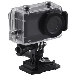 Vivitar Waterproof 4K Sports & Helmet Streaming Camera Content Creator Kit 