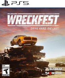 Wreckfest PS5 cover art.