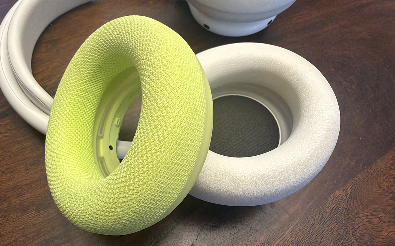 The Beats 360 with UltraPlush cushions on them and a knit one on the side.