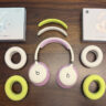 Beats 360 headphones with two cushion kits.