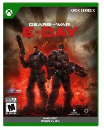 Gears of War: E-Day XBOX Series X box art featuring Marcus Fenix and Dom Santiago.