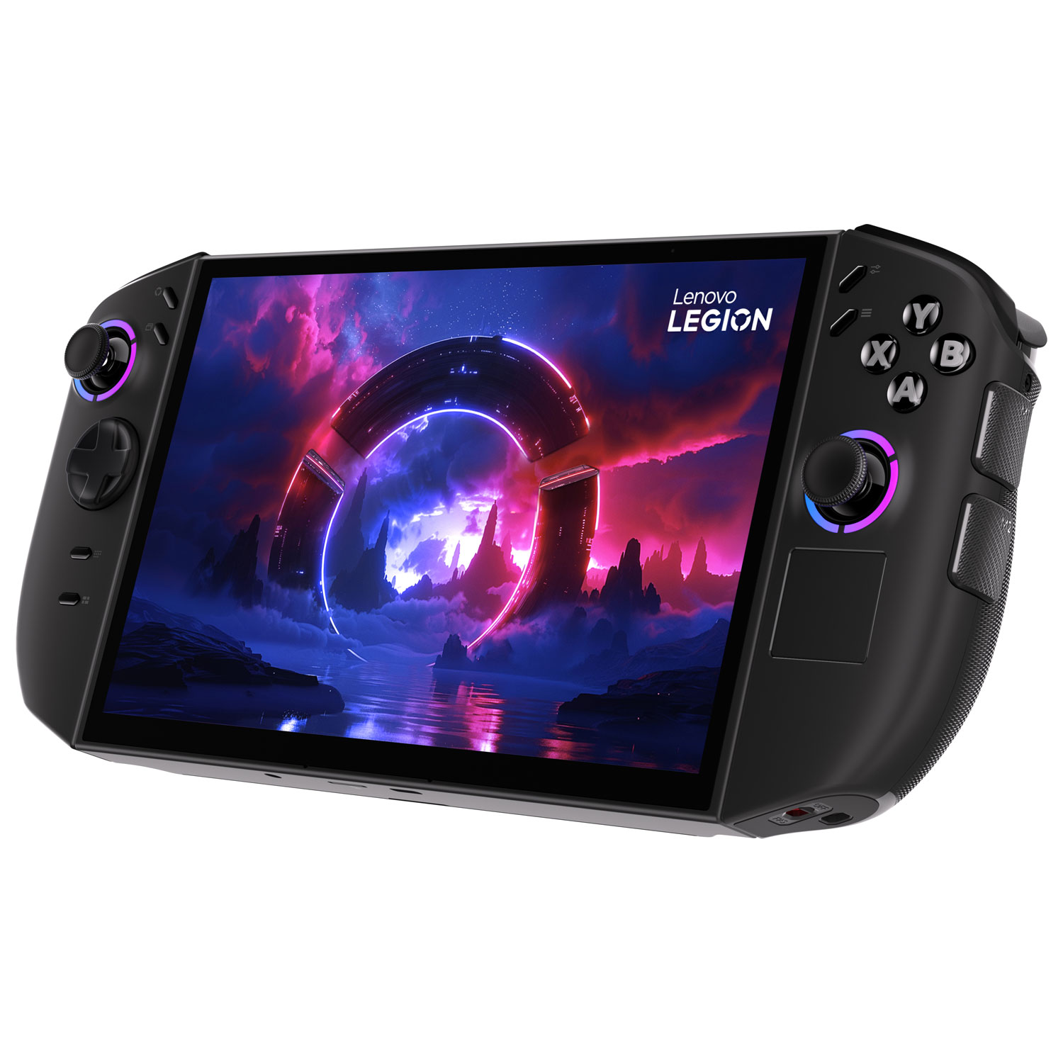 Lenovo Legion Go 2 handheld gaming PC with a large OLED screen.