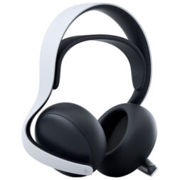 PULSE Elite wireless gaming headset in white.
