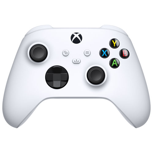 XBOX Wireless Controller viewed from the front.